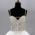 Customized Plus Size Applique beads A line Bride Wedding Dress